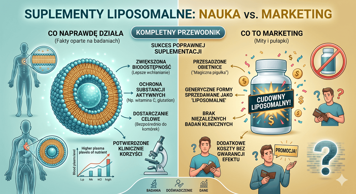 Suplementy liposomalne – co naprawdę działa, a co to marketing? Kompletny przewodnik oparty na badaniach - Rise Supplements