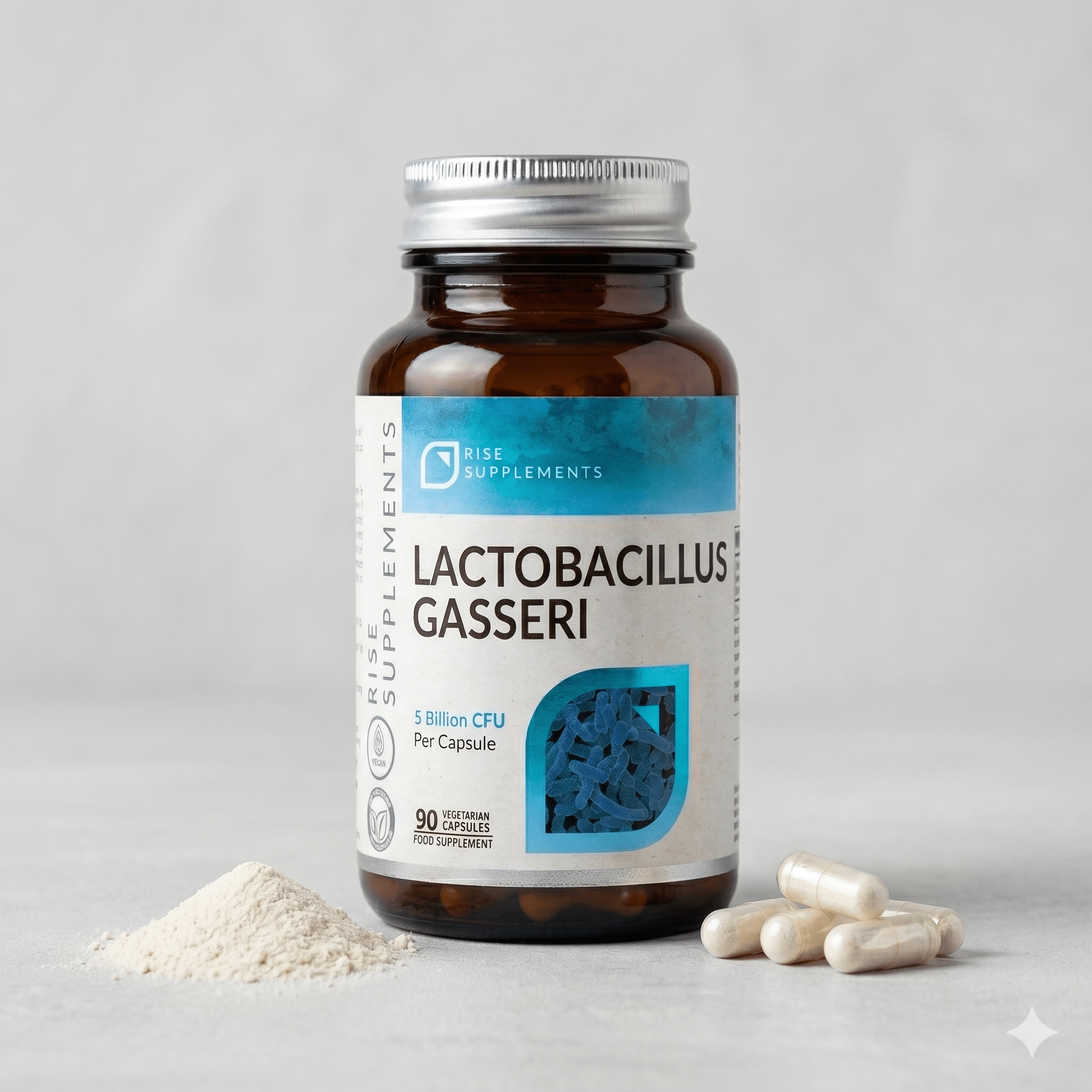 Lactobacillus Gasseri 5 mld CFU 90 kapsułek - Rise Supplements