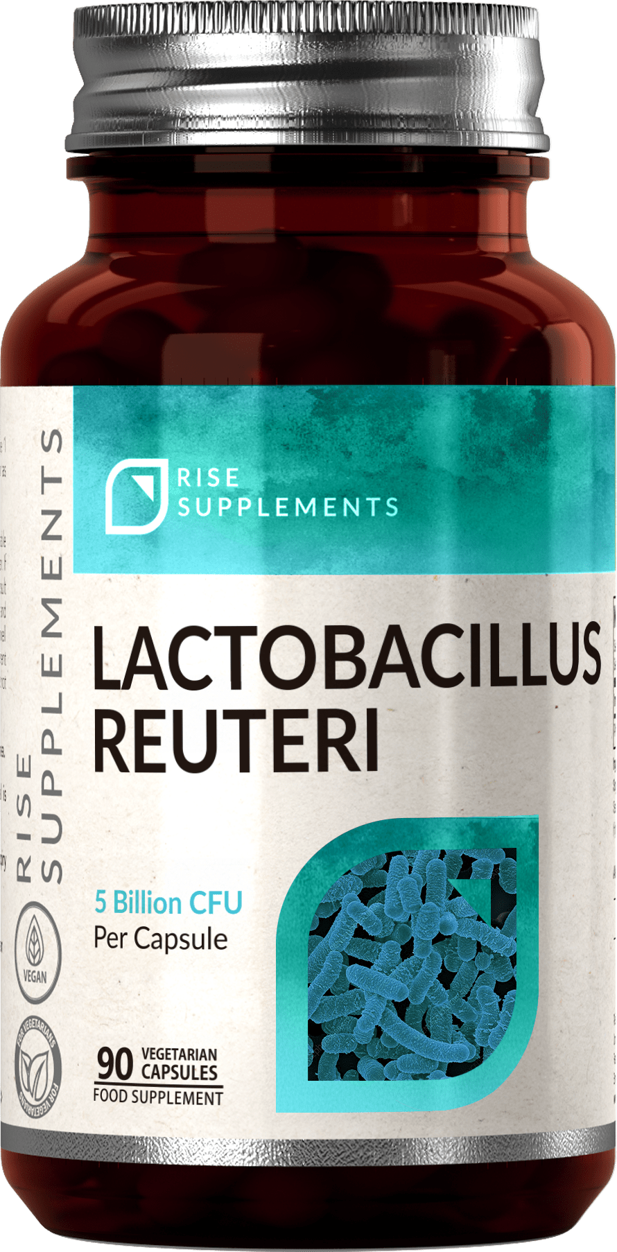 Lactobacillus Reuteri 5 mld CFU 90 kapsułek - Rise Supplements