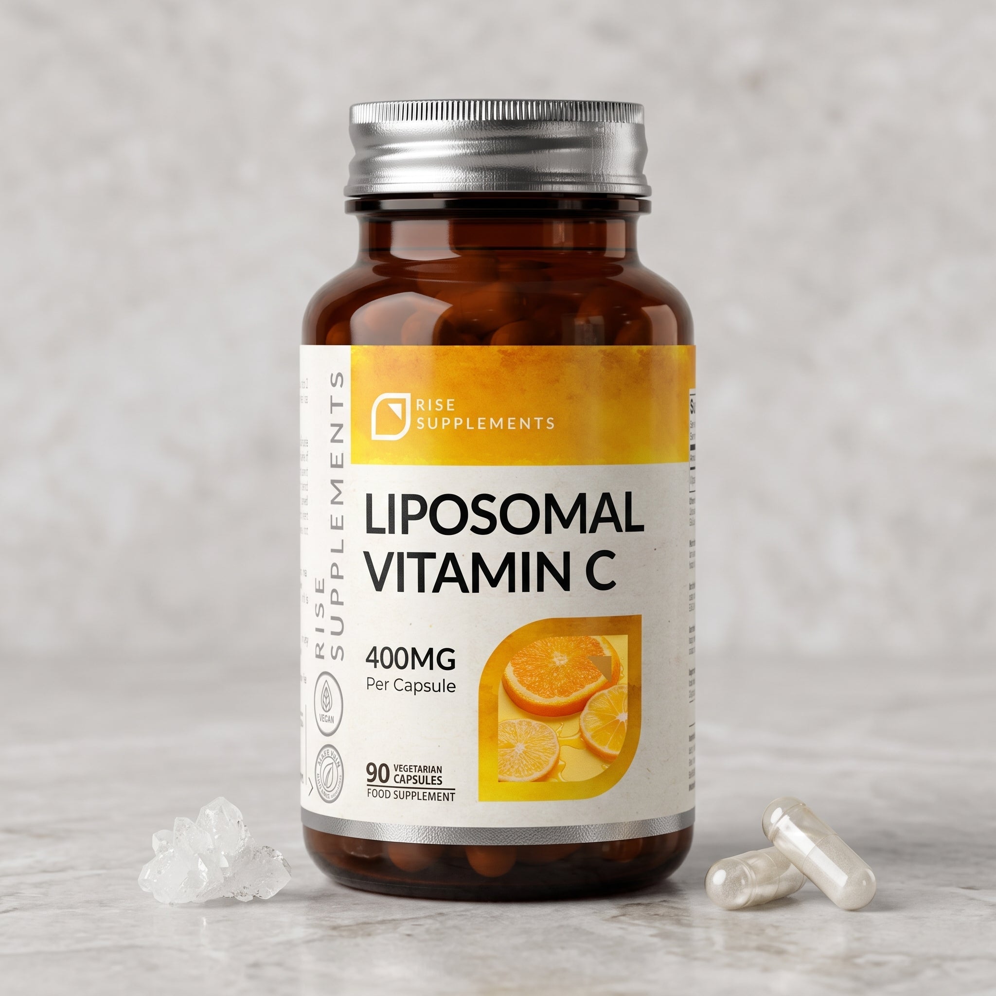 Liposomalna Witamina C 400mg 90 Kapsułek - Rise Supplements