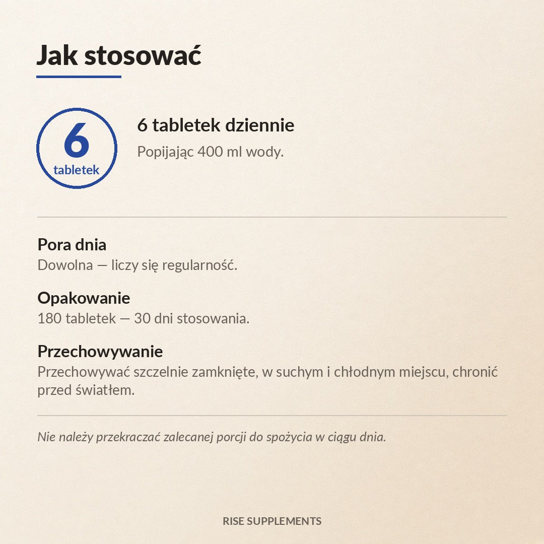 Monohydrat Kreatyny 4500 mg w porcji 180 tabletek – jak stosować