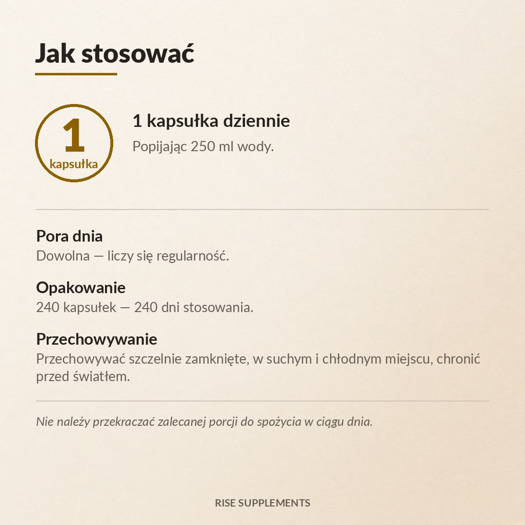 Witamina C buforowana 500 mg 240 kapsułek — jak stosować