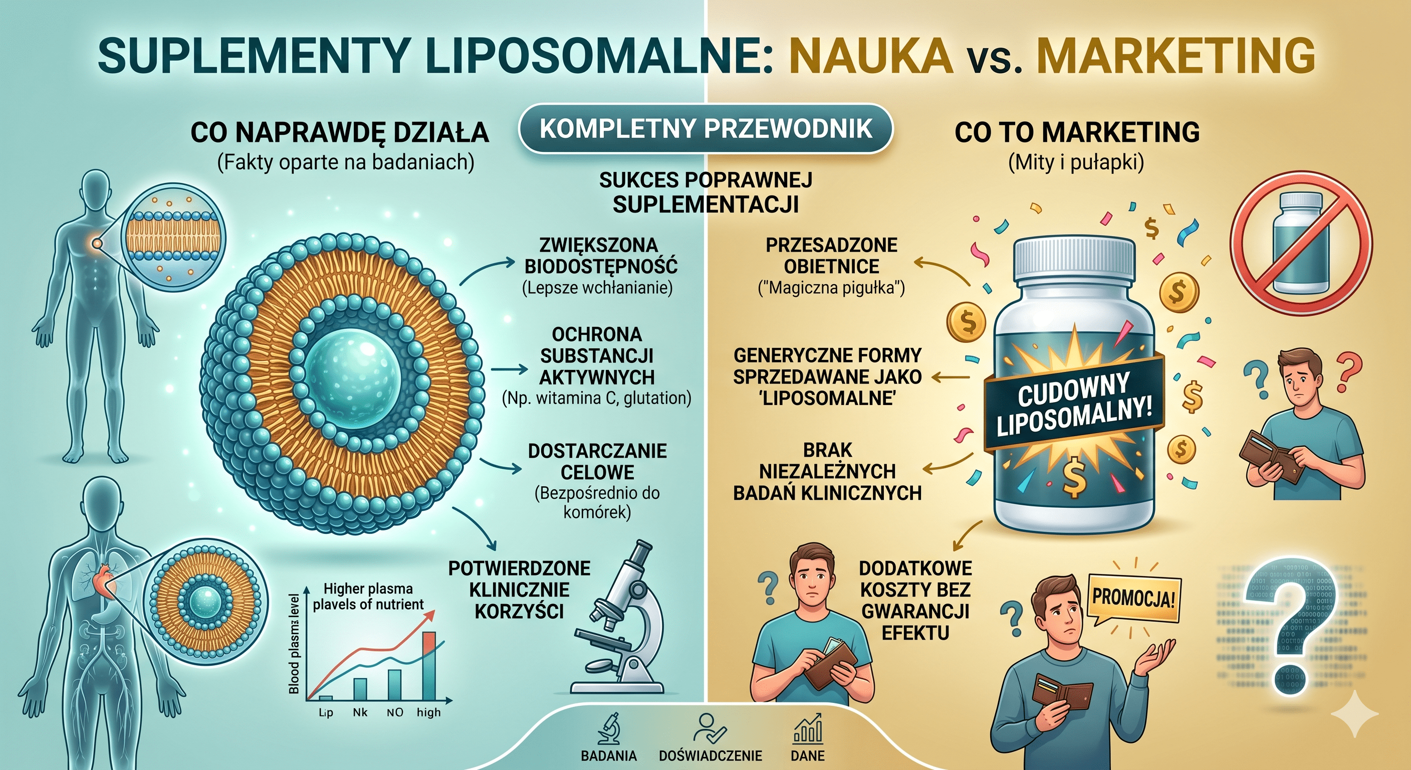 Suplementy liposomalne — co naprawdę działa, a co to marketing? Kompletny przewodnik oparty na badaniach - Rise Supplements