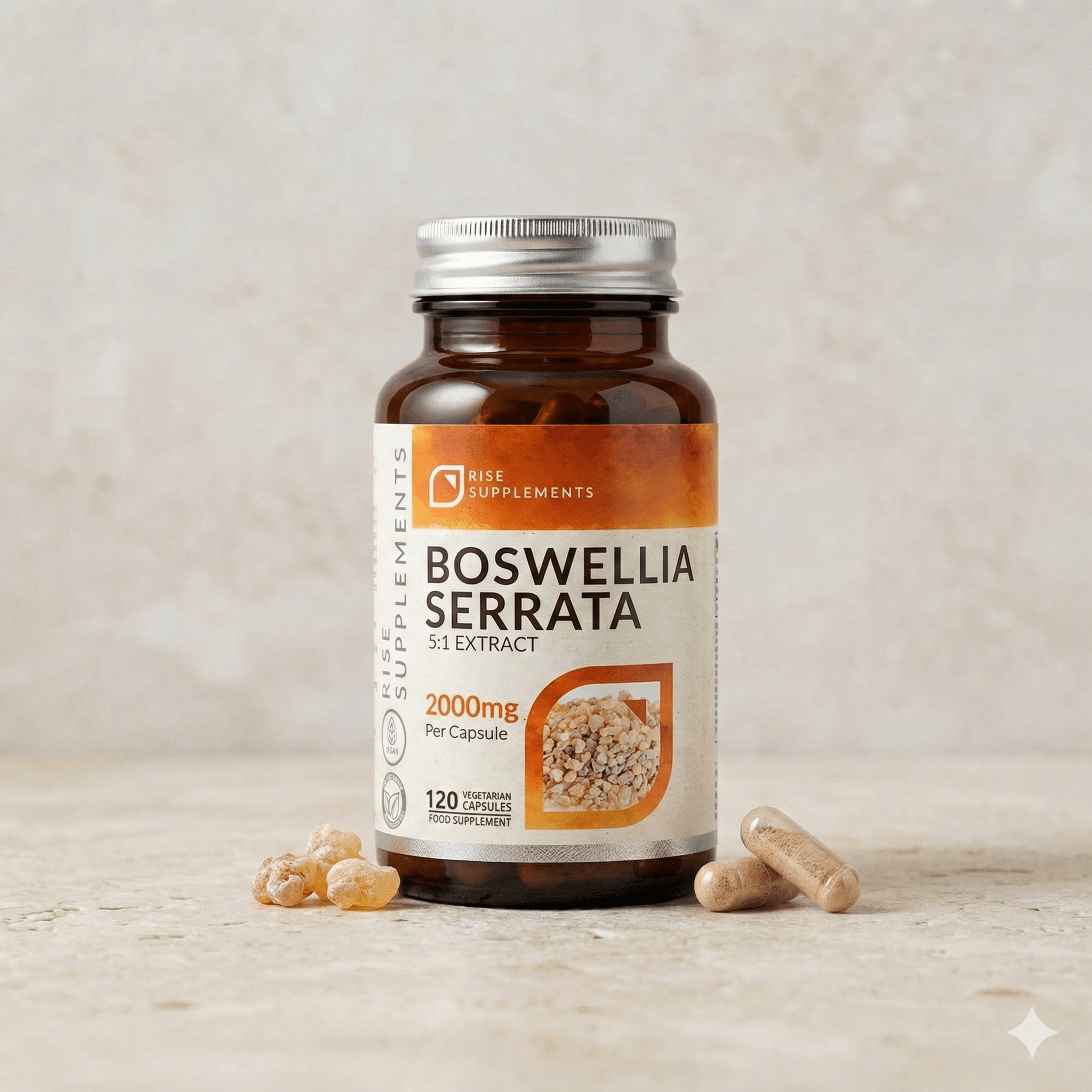 Boswellia Serrata (Kadzidłowiec Indyjski) 120 kapsułek po 2000mg - Rise Supplements