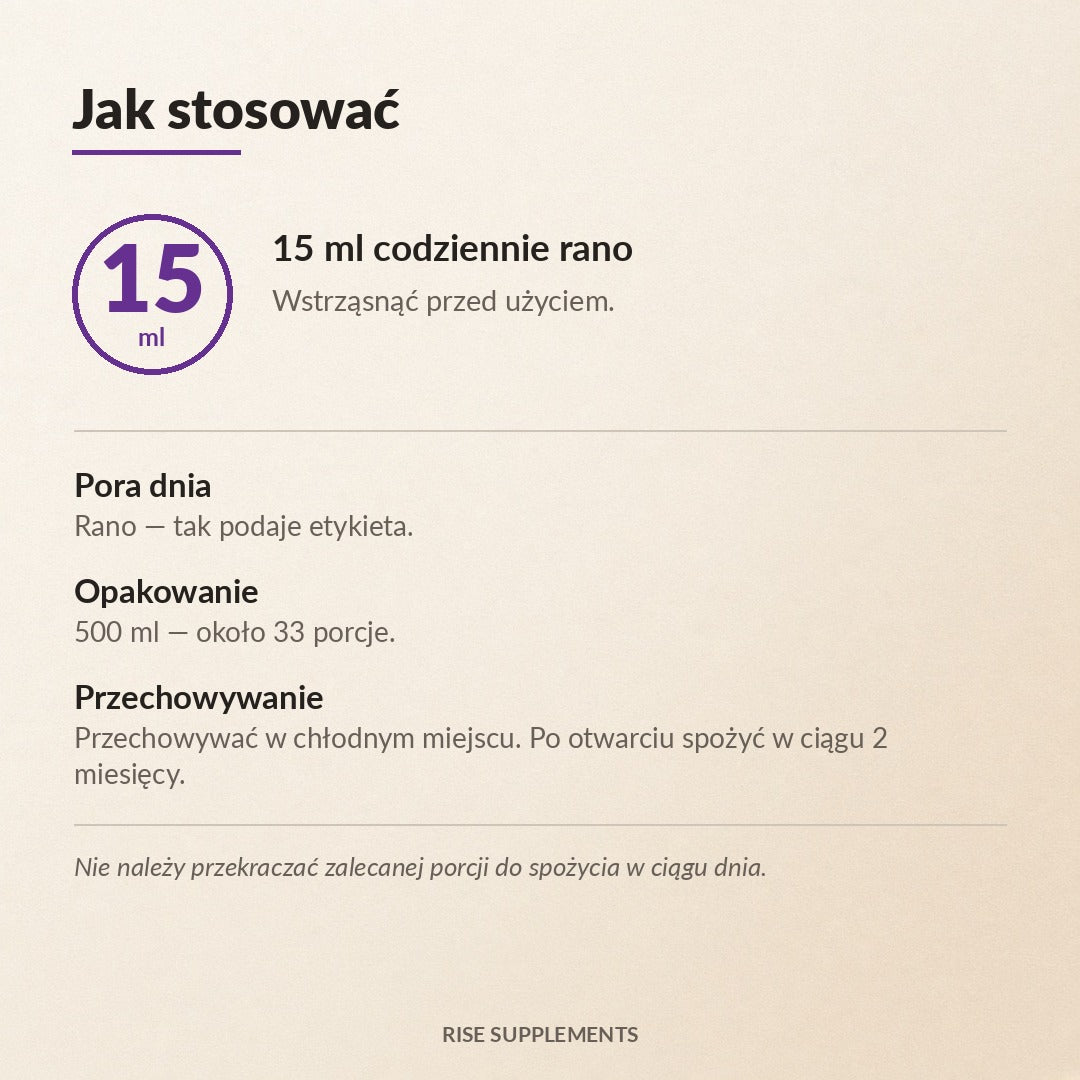 Kolagen Support Plus 7200 mg płyn 500 ml — jak stosować