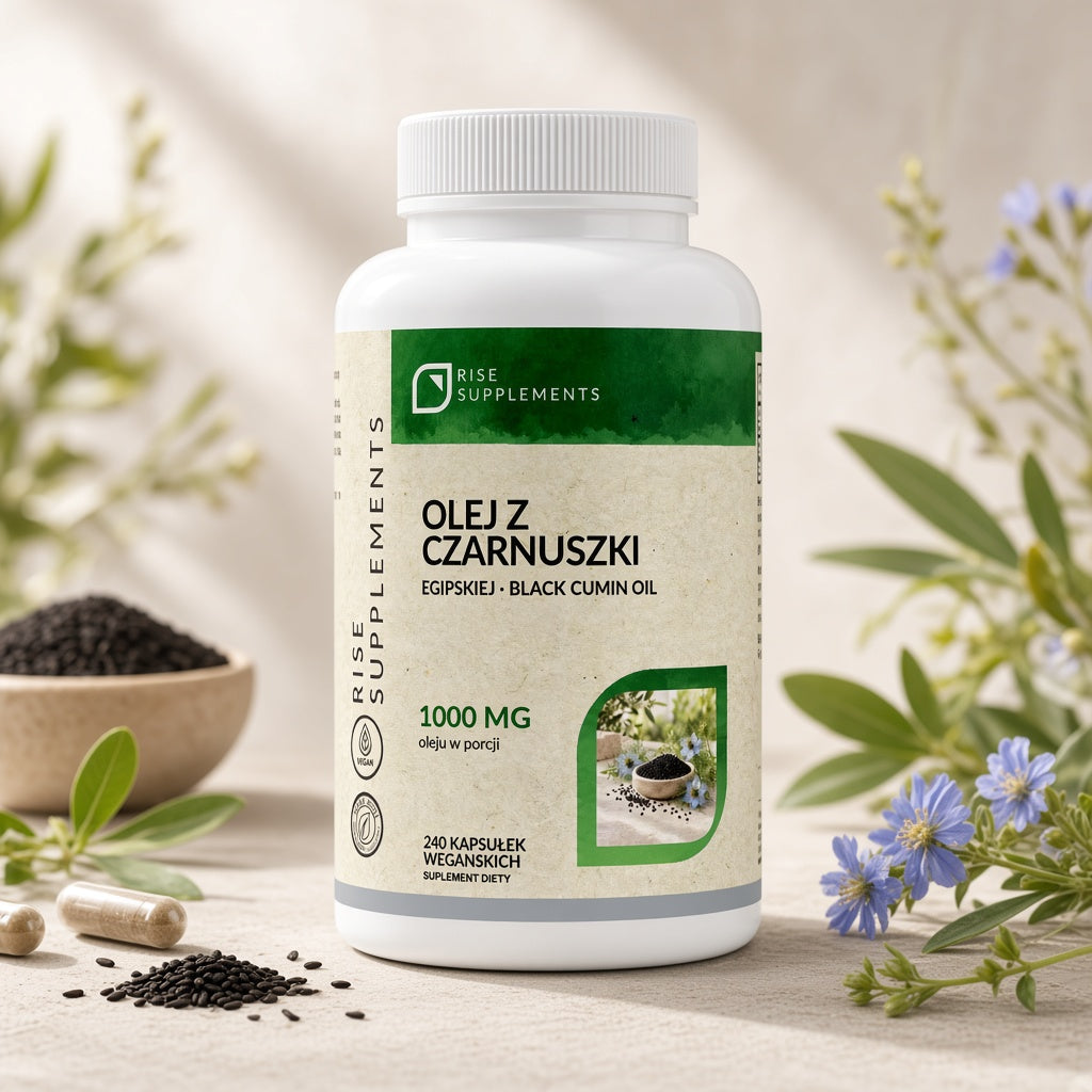 Olej z Czarnuszki 1000 mg 240 kapsułek — zdjęcie główne