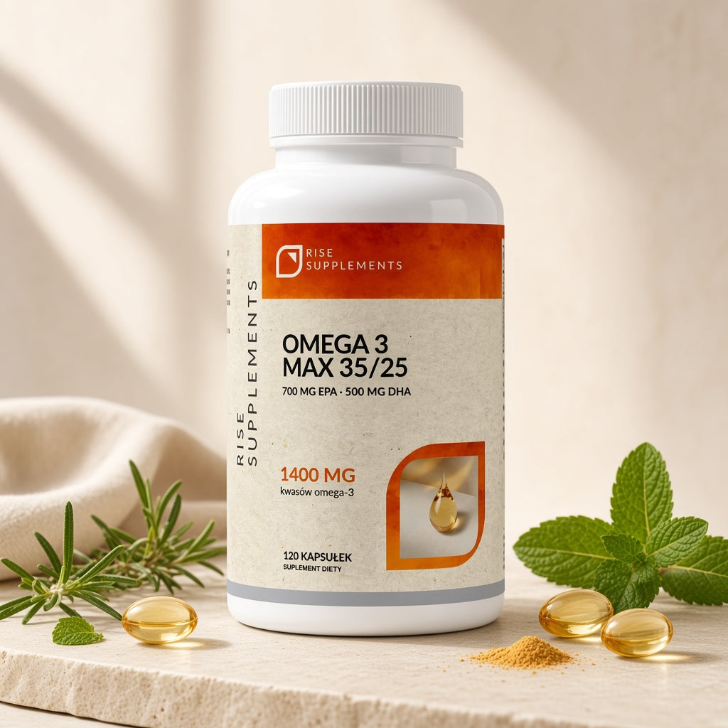 Omega-3 Max 35/25 EPA 700 mg DHA 500 mg 120 kapsułek — zdjęcie główne
