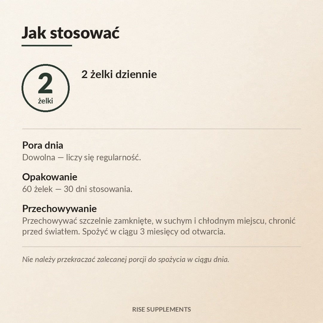 Shilajit 700 mg żelki 60 szt. + C, B6, B12 — jak stosować