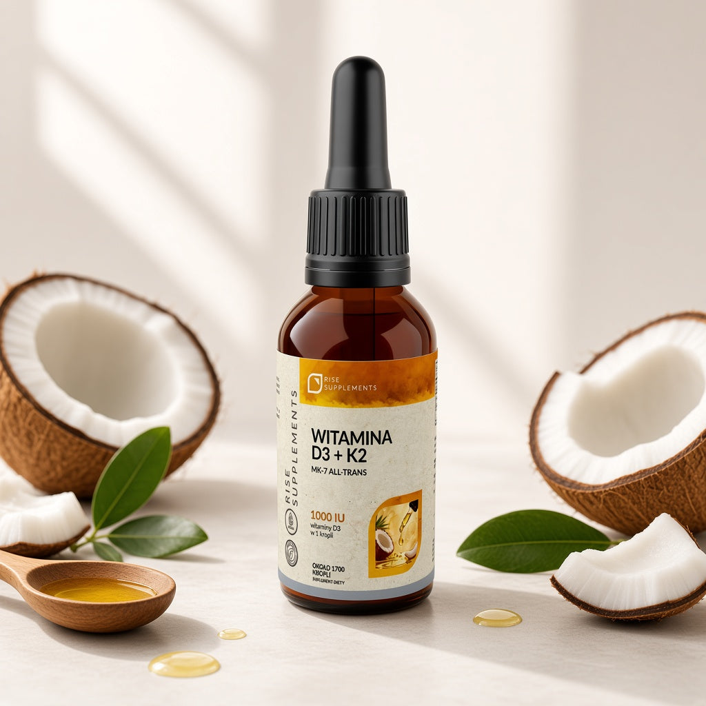 Witamina D3 1000 IU + K2 MK-7 20 µg krople 50 ml — zdjęcie główne